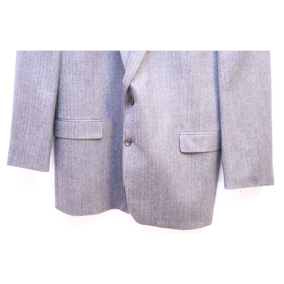 Lauren Ralph Lauren Mens Houndstooth Wool Sport Coat Blazer Suit Jacket Sz 47L - Picture 3 of 11